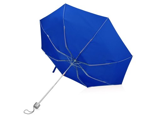 Зонт складной Tempe, механический, 3 сложения, с чехлом, синий