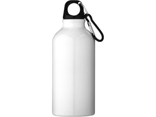 Бутылка для воды с карабином Oregon, объемом 400 мл, белый