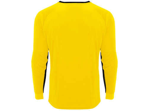 Футболка Porto  мужская с длинным рукавом, желтый/черный