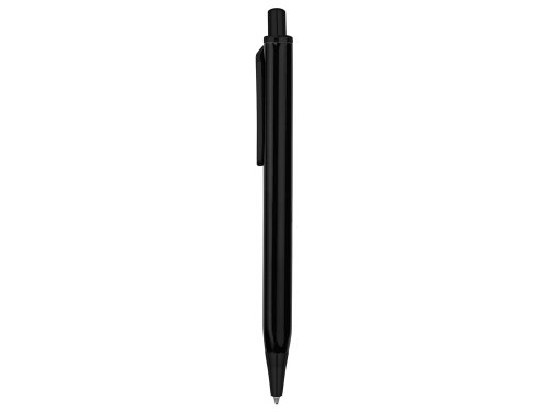 Ручка металлическая шариковая трехгранная Riddle, черный