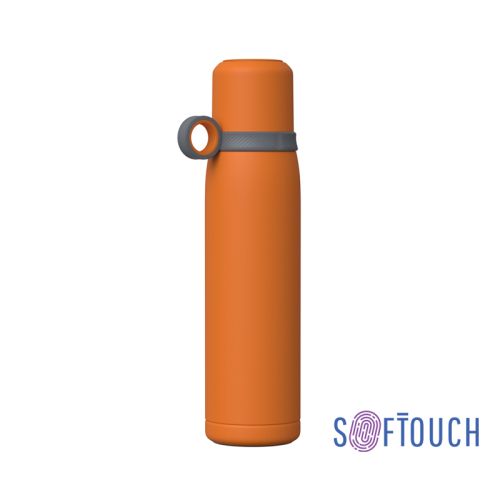 Термос "Урал" 600 мл, покрытие soft touch, оранжевый