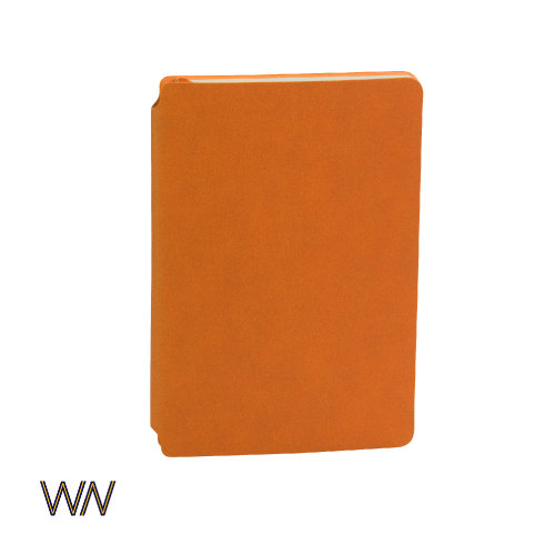 Ежедневник недатированный "Альба", формат А5, гибкая обложка, оранжевый