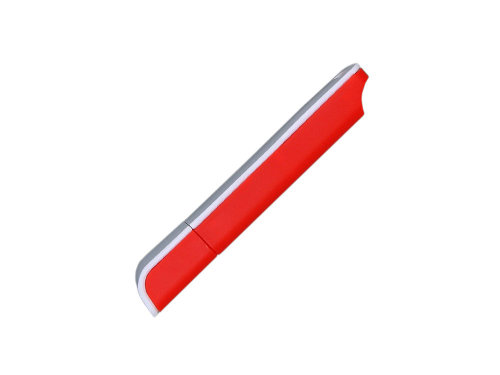 Флешка прямоугольной формы, оригинальный дизайн, двухцветный корпус, 8 Гб, красный/белый
