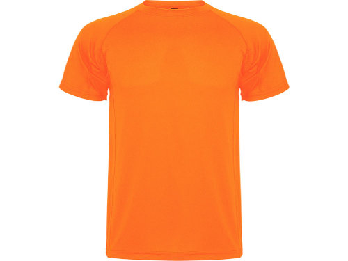 Спортивная футболка Montecarlo детская, неоновый оранжевый
