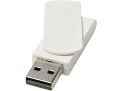 Rotate, USB-накопитель объемом 4ГБ из пшеничной соломы, бежевый