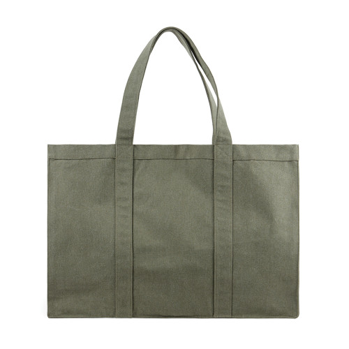 Большая сумка-шоппер VINGA Hilo из переработанного неокрашенного канваса AWARE™, 400 г/м²