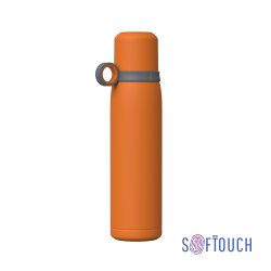 Термос "Урал" 600 мл, покрытие soft touch, оранжевый