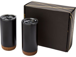 Подарочный набор медных термокружок с вакуумной изоляцией Valhalla, черный