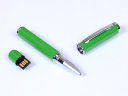 USB-флешка на 64 ГБ в виде ручки с мини чипом, зеленый